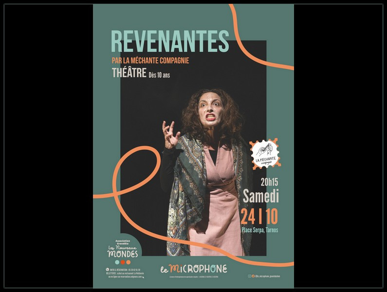 -revenantes-theatre-tarnos- -revenantes-theatre-tarnos seignanx spectacle microphone