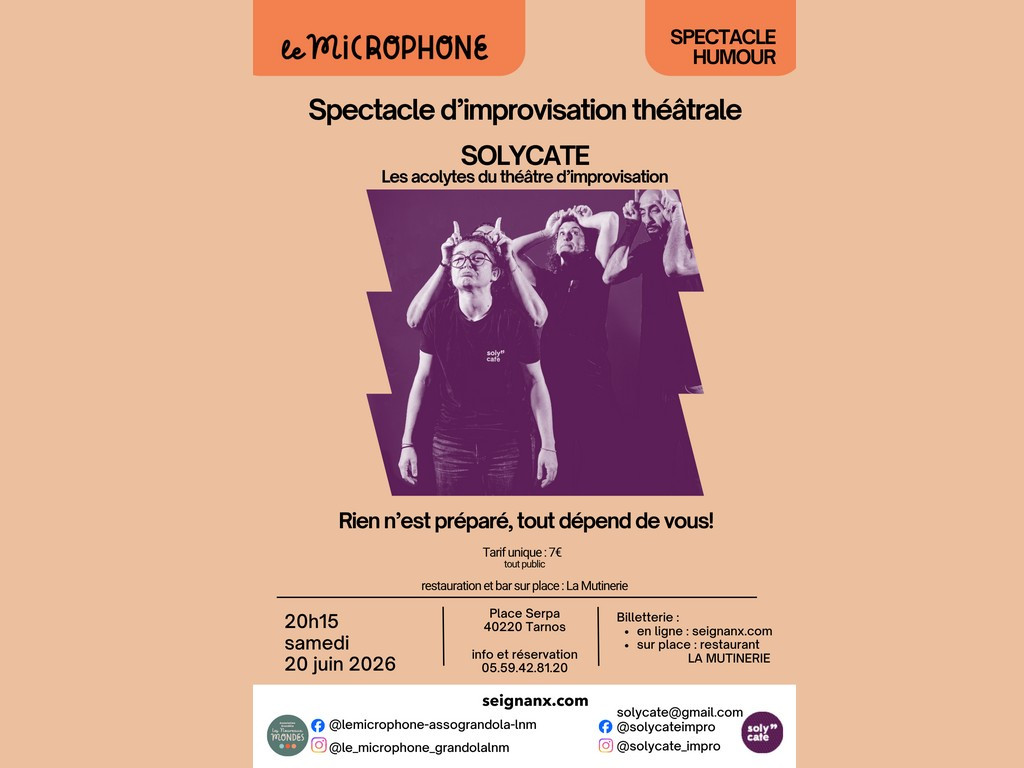 spectacle impro tarnos solycate